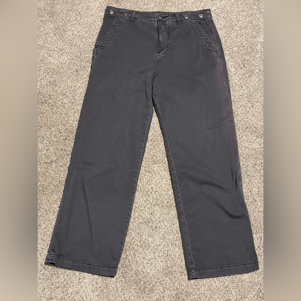 Pilcro Charcoal Straight Leg Women's Pants